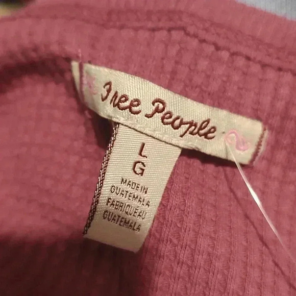 Free People Santa Clara Thermal Top Mulberry - Picture 6 of 7